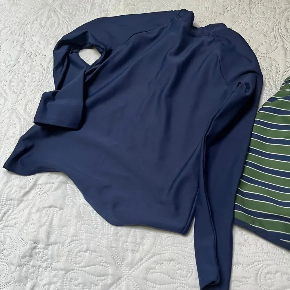 Minnow Boardies and Rash Guard Swim Set Size 7/8